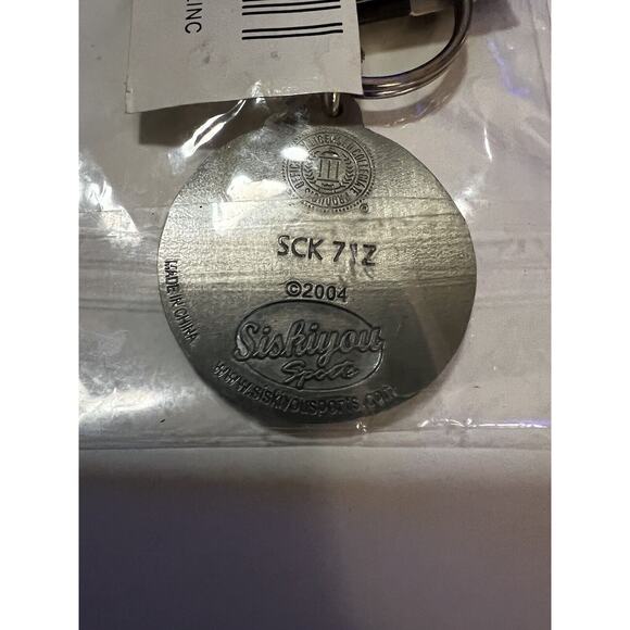 Washington State Cougars Keychain Car Key Metal Silver Chain Ring NEW - Picture 3 of 5